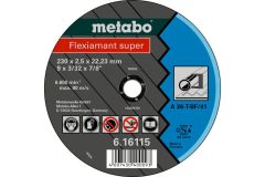 Metabo Accessoires 616111000 Doorslijpschijf Ø 180x2,0x22,2mm staal Flexiamant super