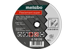 Metabo Accessoires 616126000 Doorslijpschijf Ø 230x3,0x22,2mm non-ferro Flexiamant