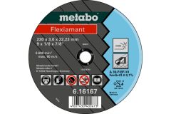 Metabo Accessoires 616163000 Doorslijpschijf Ø 180x3,0x22,2mm RVS Flexiamant
