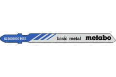 Metabo Accessoires 623636000 5 Decoupeerzaagbladen "Basic Metal" 66/0,7 Mm (623636000)
