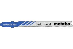 Metabo Accessoires 623924000 Decoupeerzaagbladen (5 st.) "Classic" HSS 66/1,1 mm progressief