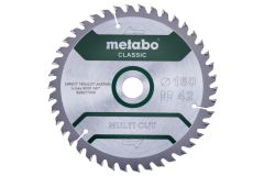 Metabo Accessoires 628277000 Cirkelzaagblad Multi Cut Classic 160x20 42 FZ/TZ 10°