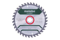 Metabo Accessoires 628281000 Cirkelzaagblad Precision Cut Classic 165x20 36WZ 15°