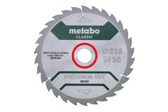 Metabo Accessoires 628653000 Cirkelzaagblad Precision Cut Classic 216x30 30WZ 22° /B