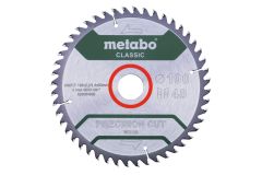 Metabo Accessoires 628664000 Cirkelzaagblad Precision Wood Classic 190x30 48WZ 15° /B