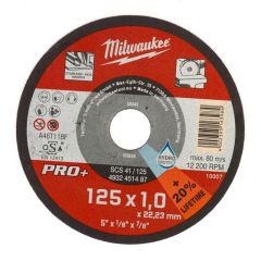 Milwaukee Accessoires 4932451488 Counterdisplay Metaaldoorslijpschijf SCS41 125 x 1 mm PRO+ (200 stuks)