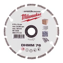 Milwaukee Accessoires 4932471333 Diamond Multi Material Blade 76 - 1 stuk