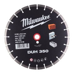 Milwaukee Accessoires 4932471986 DUH 350 Diamantzaagblad Uni 350 x 25.4 mm 