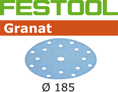 Festool Accessoires 497187 Schuurschijven Korrel 150 Granat 100 stuks STF D185/16 P150 GR/100