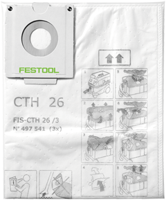 Festool Accessoires 497541 Veiligheid filterstofzak FIS-CTH 26/3