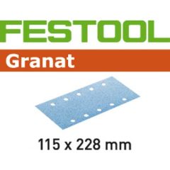 Festool Accessoires 499632 Schuurstroken Granat STF 115X228/10 P100 GR/100