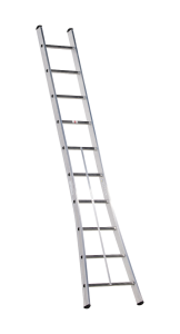 Altrex 515110 Kibo enkel uitgebogen ladder 1 x 10 treden