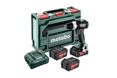 Metabo 602325960 BS 18 LT BL SET Accu Boormachine 18V 3 x 4,0Ah in metaloc