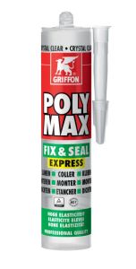 Griffon 6150452 PolyMax Fix & Seal Express crystal clear 300g