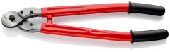 Knipex 9577600 Staaldraad- en kabelschaar staalkabel, rondijzer, Cu- en Al-kabels 9.0-14.0 mm