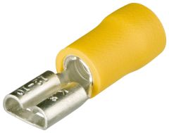 Knipex 9799022 Vlakke steekhulzen 100 stuks kabel 4-6 mm2 (Geel)