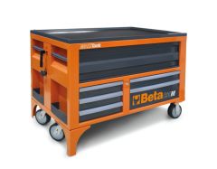 Beta 030000300 Maxitank Verrijdbare Werkbank - Oranje 200 kg