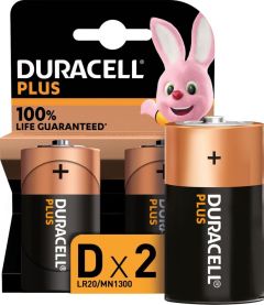 Duracell D141988 Alkaline Plus 100 D 2st.