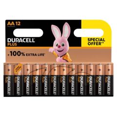 Duracell D142633 Alkaline Plus 100 Promo AA 12st.