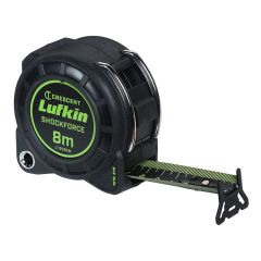 Lufkin L1125BCM Rolbandmeter Shockforce Nighteye 30mmx8m cm zw