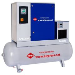 Airpress 36214 Schroefcompressor APS 20D Combi Dry 10 bar 20 pk/15 kW 1790 l/min 500 l