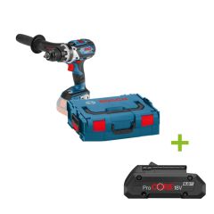 Bosch Blauw 06019G030A GSB 18V-110 C Accuklopboorschroevendraaier 18V excl. accu's en lader in L-Boxx