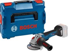 Bosch Blauw 06019G3F0B GWS 18-10 PSC Accu Haakse Slijper 18V excl. accu's en lader 125 mm in L-BOXX
