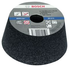 Bosch Blauw Accessoires 1608600239 Schuurkom, conisch - steen/beton 90 mm, 110 mm, 55 mm, 24