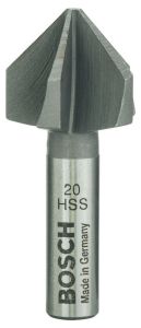 Bosch Blauw Accessoires 2608596373 Conische verzinkboor HSS 20,0 mm Cilindrische schacht
