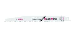Bosch Blauw Accessoires 2608654418 S3456XF Reciprozaagblad Progressor for Wood and Metal 200 mm 100 stuks