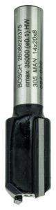 Bosch Blauw Accessoires 2608628375 Vingerfrees, 8 mm, D1 14 mm, L 20 mm, G 51 mm 8 mm, D1 14 mm, L 20 mm, G 51 mm