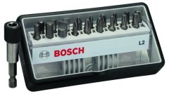 Bosch Blauw Accessoires 2607002568 18+1-delige Robust Line bitset L Extra Hard 25 mm, 18+1-delig