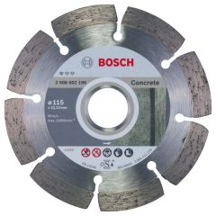 Bosch Blauw Accessoires 2608602196 Diamantdoorslijpschijf Standard for Concrete 115 x 22,23 x 1,6 x 10 mm