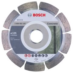 Bosch Blauw Accessoires 2608602197 Diamantdoorslijpschijf Standard for Concrete 125 x 22,23 x 1,6 x 10 mm