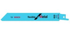 Bosch Blauw Accessoires 2608657551 S922EF Reciprozaagblad Flexible for Metal 150 mm 25 stuks