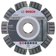 Bosch Blauw Accessoires 2608602652 Diamantdoorslijpschijf Best for Concrete 125 x 22,23 x 2,2 x 12 mm