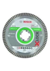 Bosch Blauw Accessoires 2608615132 X-LOCK Diamantdoorslijpschijf Best for Ceramic Clean Turbo 125 x 22,23 x 1,4 x 7 mm 2608615132