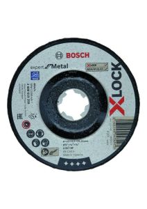 Bosch Blauw Accessoires 2608619259 X-LOCK Afbraamschijf Expert for Metal 125 mm x 6.0 mm verzonken asgat A 30 T BF