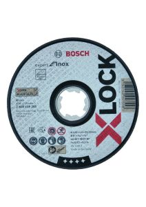 Bosch Blauw Accessoires 2608619265 X-LOCK Doorslijpschijf Expert for Inox 125 mm x 1,6 mm AS 46 T INOX BF