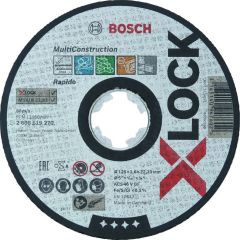 Bosch Blauw Accessoires 2608619270 X-LOCK Doorslijpschijf Multi Material 125 mm x 1,6 mm ACS 46 V BF