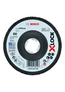 Bosch Blauw Accessoires 2608619198 X-LOCK lamellenschijf Best for Metal 115 mm K60