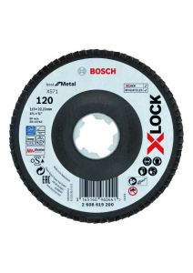 Bosch Blauw Accessoires 2608619200 X-LOCK lamellenschijf Best for Metal 115 mm K120