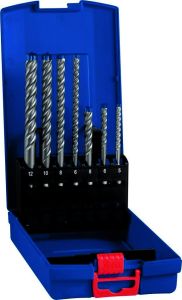 Bosch Blauw Accessoires 2608900195 Expert SDS plus-7X hamerboorset 5/6/6/8/8/10/12 mm 7-delig