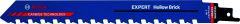 Bosch Blauw Accessoires 2608900415 Expert ‘Hollow Brick’ S 1543 HM reciprozaagblad 3-delig