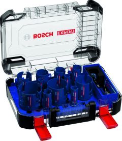 Bosch Blauw Accessoires 2608900489 Expert Construction Material gatzagenset 20/22/25/32/35/40/44/51/60/68/76 mm 15-delig