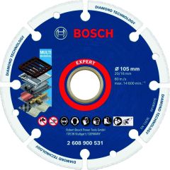 Bosch Blauw Accessoires 2608900531 Expert Diamond Metal Wheel doorslijpschijf 105 x 20/16 mm