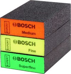 Bosch Blauw Accessoires 2608901175 Expert S471 standaardblok 69 x 97 x 26 mm, M, F, SF 3 stuks