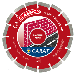 Carat CAC2303000 Diamantzaag Baksteen-Asfalt CA CLASSIC 230x22.23MM