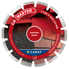 Carat CAM2303000 Diamantzaagblad BAKSTEEN / ASFALT CA MASTER 230x22,2MM