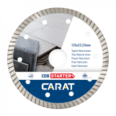 Carat CDBS125300 Diamantzaagblad TEGELS/NATUURSTEEN CDB STARTER 125x22,23MM